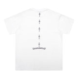 CHH Chrome Heart T Shirts Cross Color Printed Short Sleeve T-Shirt