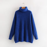 Women Sweater Knitwear Loose Autumn and Winter Turtleneck Sweater Female Casual Sweater