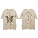 Men T Shirt Heart Printing Short Sleeve T-shirt