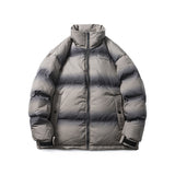 Unisex Winter Cotton Coat Stand-up Collar down Jacket Loose down Jacket