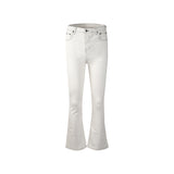 MIJKO Mens Vintage Pants MIJKO men's women's autumn and winter RICK micro-pull trousers jeans