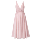 Women Date Dress Summer Sexy Tulle Skirt V-neck Dress Dress