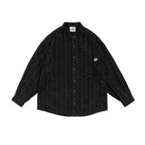 Unisex Jacket Autumn Vintage Stripe Shirt