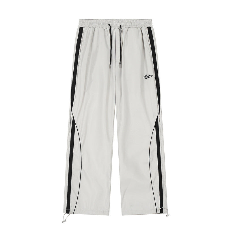 Men Sweatpants Straight Tactical Pants Men's Loose Sports Windproof Quick-Drying Tooling Casual Trousers