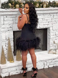 Women Dresses Knitted Suspenders Dress Spring Sexy Tight Skirt