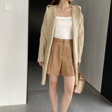 Women Cardigan Sweater Autumn Sweater Coat Hooded Long Sleeve Loose Button Sweater W2368