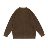 Unisex Sweater Autumn Vintage Coarse Knitted Sweater