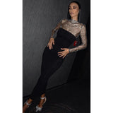 Women Dresses Bandage Long Dress Party Dress Skirt (Ont0408)