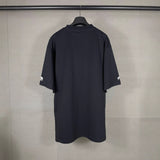 Men T-shirts Paris Ski Chest Left and Right Cuffs Embroidered Short Sleeves