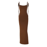 Women Dresses Summer Sexy Backless Spaghetti Straps Dress
