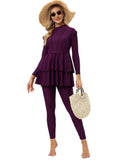 Muslim Bathing Suits Muslim Swimwear Women's Swimsuit Women's Beach Swimsuit Burkini Chest Pad