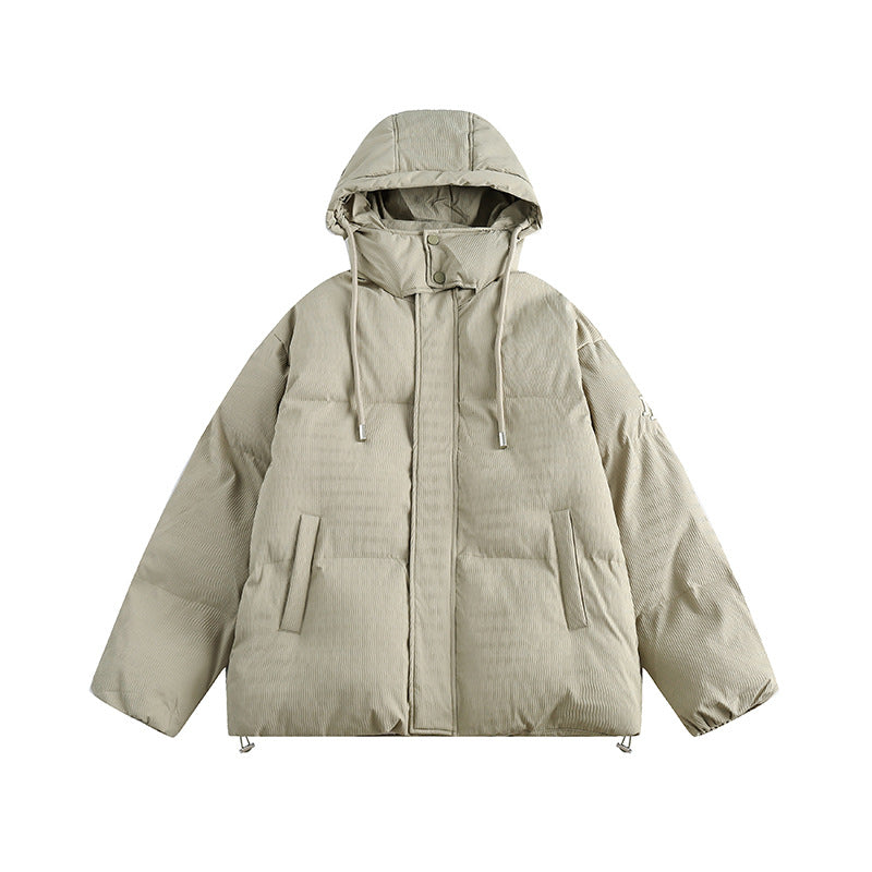 Unisex Winter Cotton Coat Vintage Loose and Warm Cotton Jacket