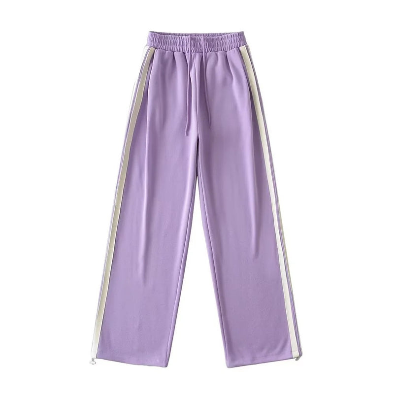 Women Sweatpants Vintage Casual Straight Pants