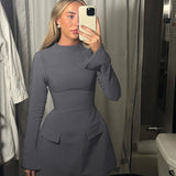 Women Dresses Fall Slim Fit Skirt