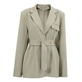 Women Trench Coat Autumn and Winter Suit Loose Casual Jacket