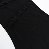 Women Dresses Sexy Ribbon Dress Spring Summer Slim-Fit Long Dress