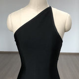 Women's Evening Dress Sexy Backless Slim Fit Dress Dress Black Bandage One-Piece Dress