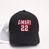 Amiri Hat AMIRI Fashion Baseball Cap, Embroidered Cap, Casual Versatile