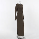 Women Dress Autumn Winter Sexy Knitted Dress