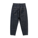 Men Jeans Straight Wide Leg Jeans Men's Retro Loose Trousers