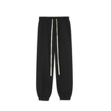 Men Sweatpants Simple Style Solid Color Casual Sweatpants Loose Casual Straight Pants Sports Jogger Pants