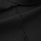 Women Dress Black V-neck Dress