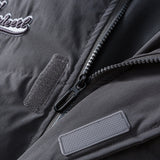 Unisex Winter Cotton Coat Stand-up Collar down Jacket Retro Loose down Jacket