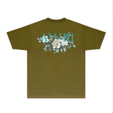 Amiri T Shirts Fashion Brand T Shirt Short Sleeve T-shirt Blouse