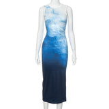 Women Dresses Spring round Neck Pleated Pullover Dress (Bla0420)