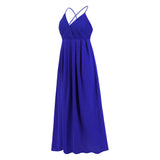 Women Date Dress Summer Slim Fit Lace Lace Spaghetti-Strap Dress