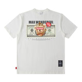 Men T Shirt Hiphop Short Sleeve T-shirt Oversize Hip Hop Half Sleeve Tee