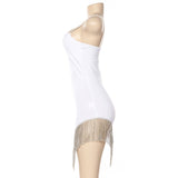 Women Dresses Summer Sexy Suspenders Backless Dress (Bla0420)
