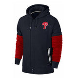 MLB Hoodie baseball jersey hoodie MLB hooded sweater men's cardigan top (Part 3)