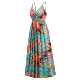 Women Date Dress Summer Bohemian Strap Dress