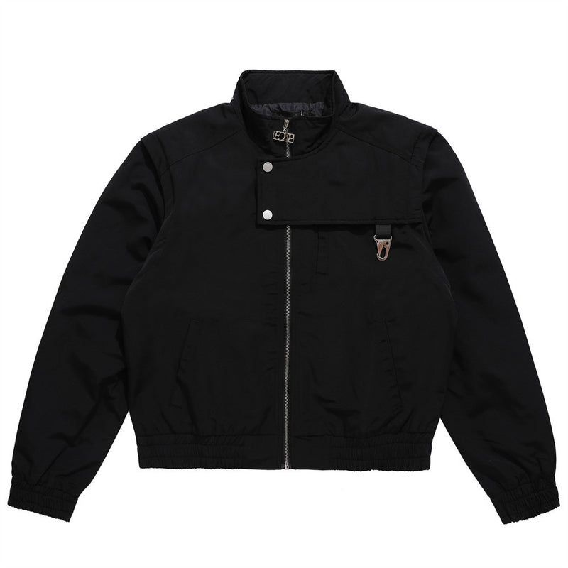 Men Jacket Coat Men's Autumn Loose Lapel Zipper Jacket