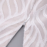 Women Dress Spring V-neck Lantern Sleeve A- line Skirt