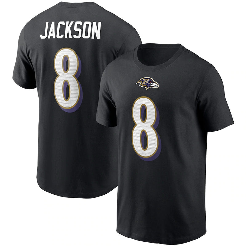 NFL T-Shirts Outdoor Sports Loose T-Shirts Men's NFL Football