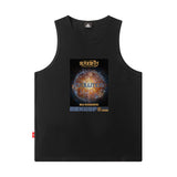 Men Vest Sports Sleeveless T-shirt Oversize Basketball Vest