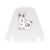 Amiri Long-Sleeve Shirt Creative Bunny Printed Casual Long-Sleeve Shirt
