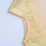 Women's Wedding Dress Gilding Bandage Hip Skirt Evening Dress