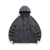 Unisex Outdoor Hoodie Fall Large Hat Outdoor Shell Jacket