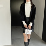 Women's Cardigan Sweater Autumn and Winter Knitting Coat Women's Cardigan Style Sweater 8t3117