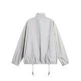 Unisex Jacket Vintage Sports Jacket Men and Women Stand Collar Sun Protective Clothes Coat