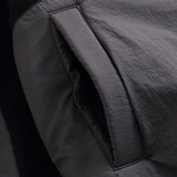 Unisex Winter Cotton Coat Retro Warm Thickening Stand Collar Color Matching Polar Fleece Jacket Cotton-Padded Jacket