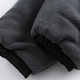 Unisex Winter Cotton Coat Polar Fleece Hooded Cotton Coat Vintage Embroidery Cotton-Padded Coat
