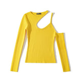 Women Sweater Knitwear Autumn Sexy Halter Shoulder-Baring Sweater