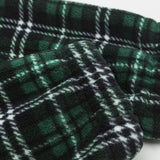 Unisex Winter Cotton Coat Plaid Hooded Fleece Padded Coat Vintage Loose and Warm Cotton-Padded Coat