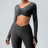 Women Yoga Set Autumn Yoga Clothes Sports Workout Clothes