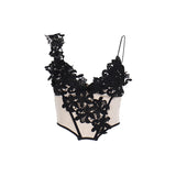 Women Tops Summer Vest Sexy Lace Top