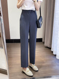 Women Sweatpants Spring Loose Split Suit Pants